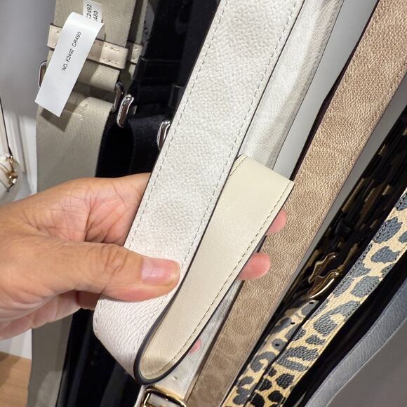 Coach Reversible Strap Signature Canvas CX070 GOLD/WHITE/CHALK - Picture 4 of 6